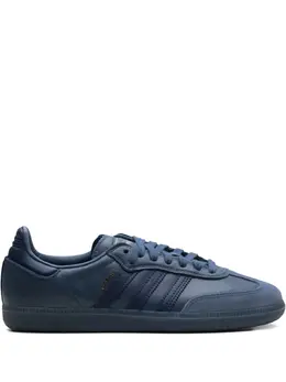adidas: Синие кроссовки  Samba