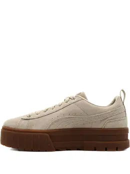PUMA: Светлые кроссовки  Mayze