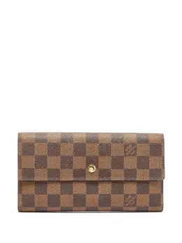 Louis Vuitton Pre-Owned: Коричневый кошелёк 