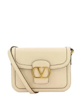 Valentino Garavani: Бежевая сумка 