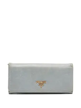 Prada Pre-Owned: Голубой кошелёк 