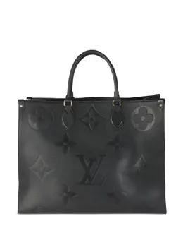 Louis Vuitton Pre-Owned: Чёрная сумка-шоппер 