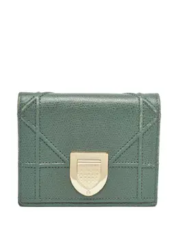 Christian Dior Pre-Owned: Зелёный кошелёк 