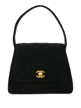 CHANEL Pre-Owned: Чёрная сумка 