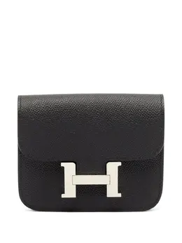 Hermès Pre-Owned: Чёрный кошелёк 