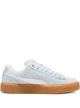 PUMA: Светлые кроссовки  Suede