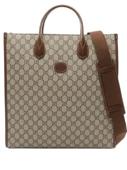 Gucci Pre-Owned: Бежевая сумка-шоппер 