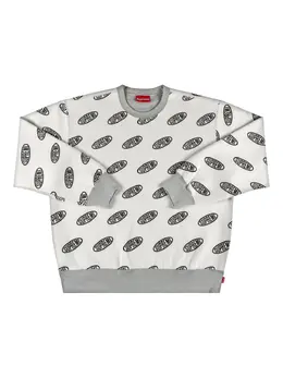 Supreme: Свитер с принтом 
