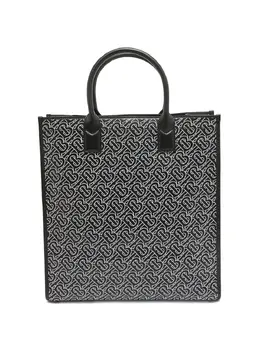 Burberry Pre-Owned: Чёрная сумка-шоппер 