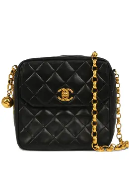 CHANEL Pre-Owned: Чёрная сумка 