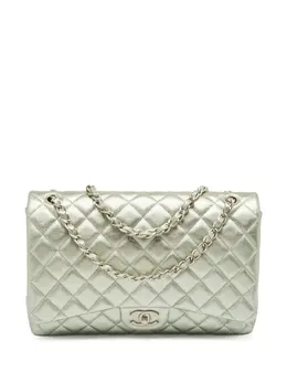 CHANEL Pre-Owned: Зелёная сумка 
