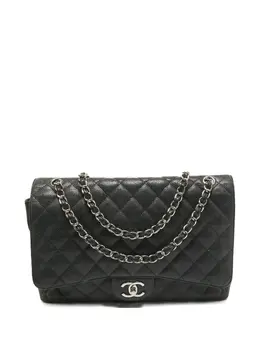 CHANEL Pre-Owned: Чёрная сумка 