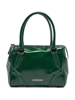 Burberry Pre-Owned: Зелёная сумка 