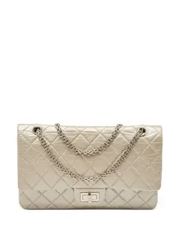 CHANEL Pre-Owned: Серебристая сумка 