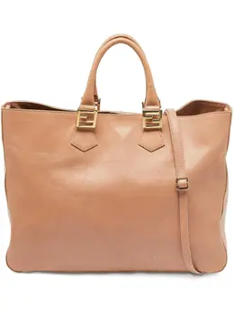 Fendi Pre-Owned: Светлая сумка-шоппер 