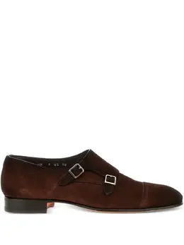 Santoni: Коричневые туфли 
