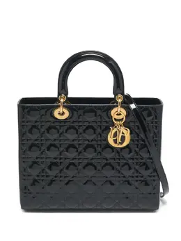 Christian Dior Pre-Owned: Чёрная сумка-шоппер 