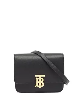 Burberry Pre-Owned: Чёрная сумка 