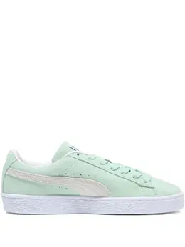 PUMA: Зелёные кроссовки  Suede Classic XXI