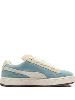 PUMA: Голубые кроссовки  Suede
