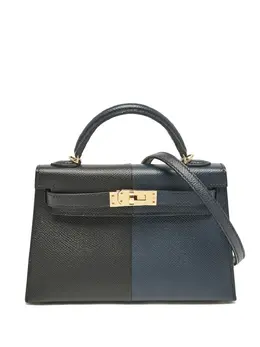Hermès Pre-Owned: Чёрная сумка-шоппер 
