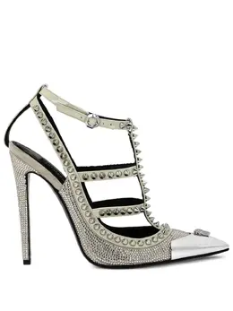 Philipp Plein: Бежевые босоножки 
