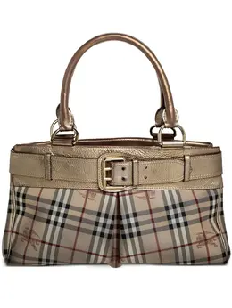 Burberry Pre-Owned: Бежевая сумка-шоппер 