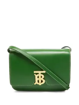 Burberry Pre-Owned: Зелёная сумка 