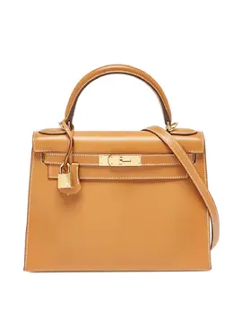 Hermès Pre-Owned: Коричневая сумка-шоппер 