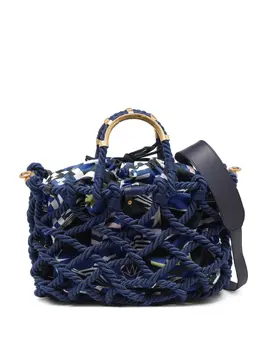 CHANEL Pre-Owned: Голубая сумка-шоппер 