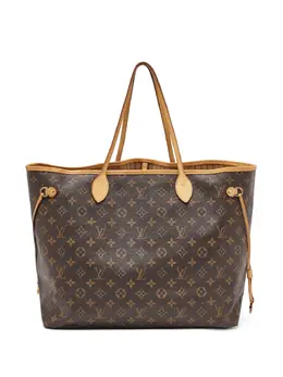Louis Vuitton Pre-Owned: Коричневая сумка-шоппер 