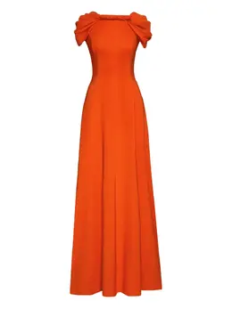 Oscar de la Renta: Оранжевое платье 