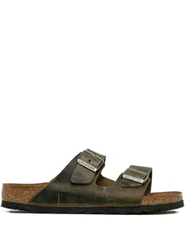 Birkenstock: Тёмные сандалии  Arizona