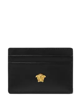 Versace: Чёрный картхолдер 