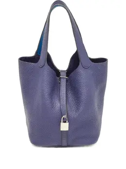 Hermès Pre-Owned: Голубая сумка-шоппер 