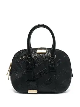 Burberry Pre-Owned: Чёрная сумка-шоппер 