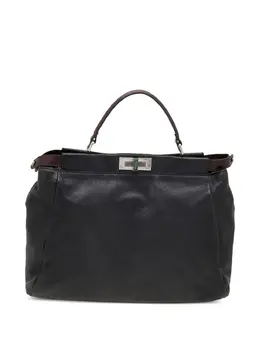 Fendi Pre-Owned: Чёрная сумка-шоппер 