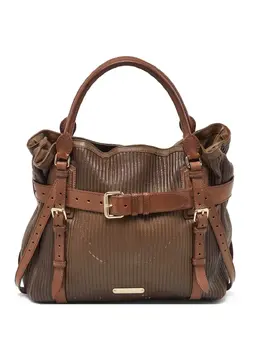 Burberry Pre-Owned: Коричневая сумка-шоппер 