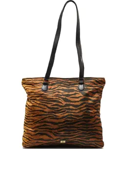 Moschino Pre-Owned: Коричневая сумка-шоппер 