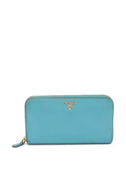 Prada Pre-Owned: Голубой кошелёк 