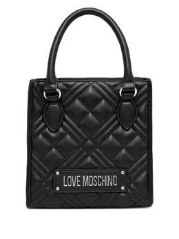 Love Moschino: Чёрная сумка-шоппер 