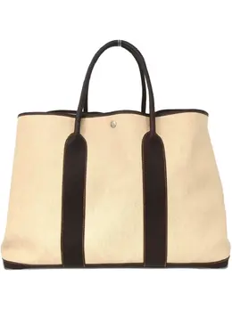 Hermès Pre-Owned: Бежевая сумка-шоппер 