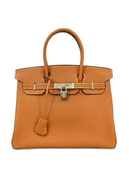 Hermès Pre-Owned: Оранжевая сумка-шоппер 
