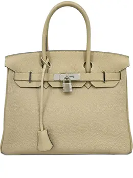 Hermès Pre-Owned: Бежевая сумка-шоппер 