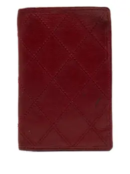 CHANEL Pre-Owned: Красный картхолдер 