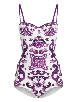 Dolce & Gabbana: Купальник  Majolica