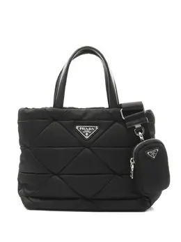 Prada Pre-Owned: Чёрная сумка-шоппер 