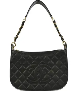 CHANEL Pre-Owned: Чёрная сумка 