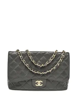 CHANEL Pre-Owned: Чёрная сумка 