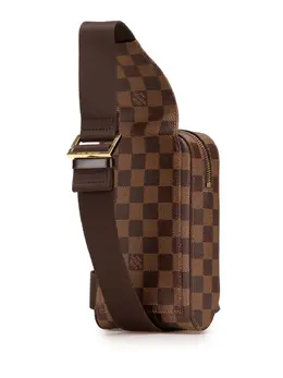 Louis Vuitton Pre-Owned: Коричневая сумка через плечо 